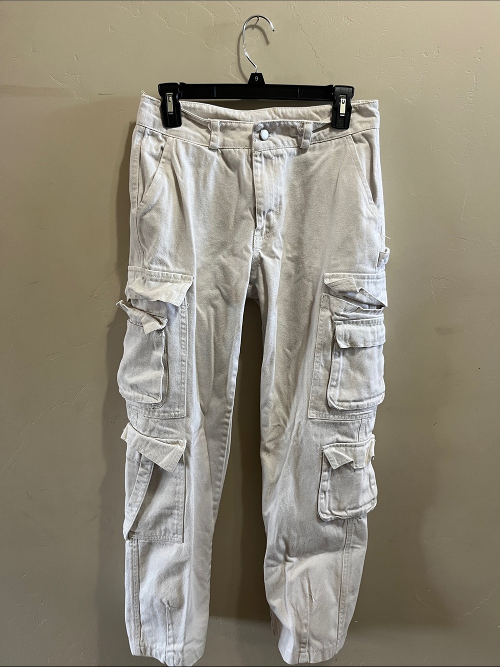 Cargo Pants in Off-White